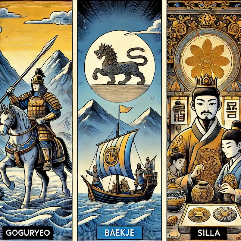 Goguryeo Baekje Silla